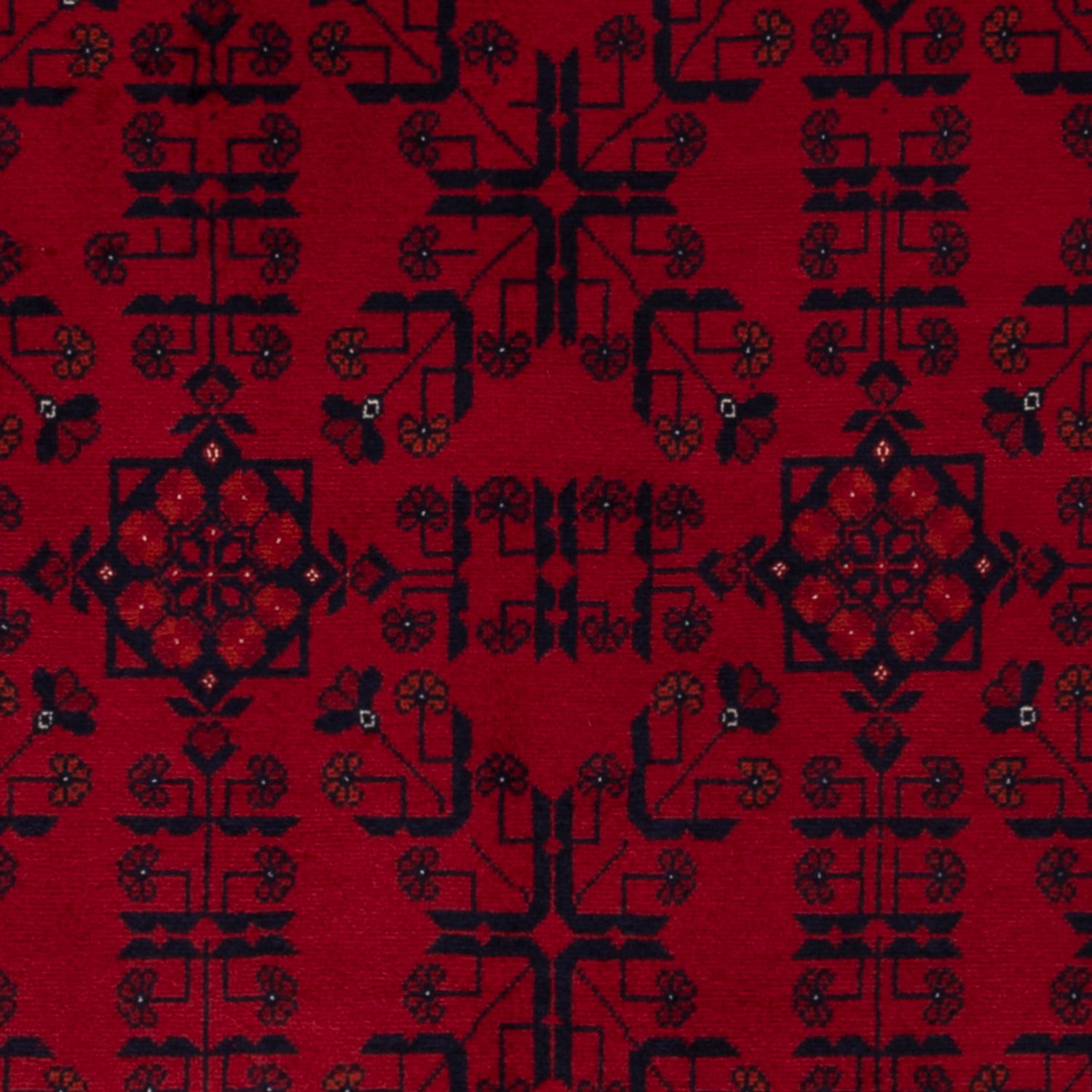 Afghan Rug - Royal - 147 x 101 cm - red