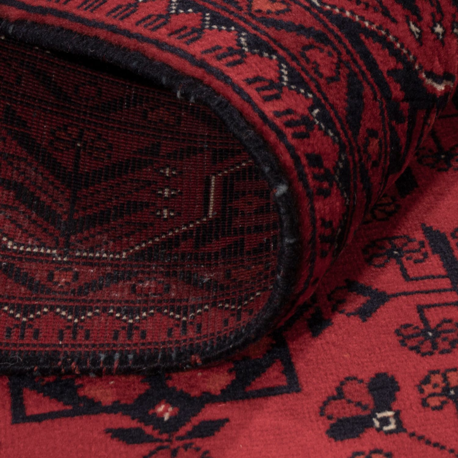 Afghan Rug - Royal - 147 x 101 cm - red