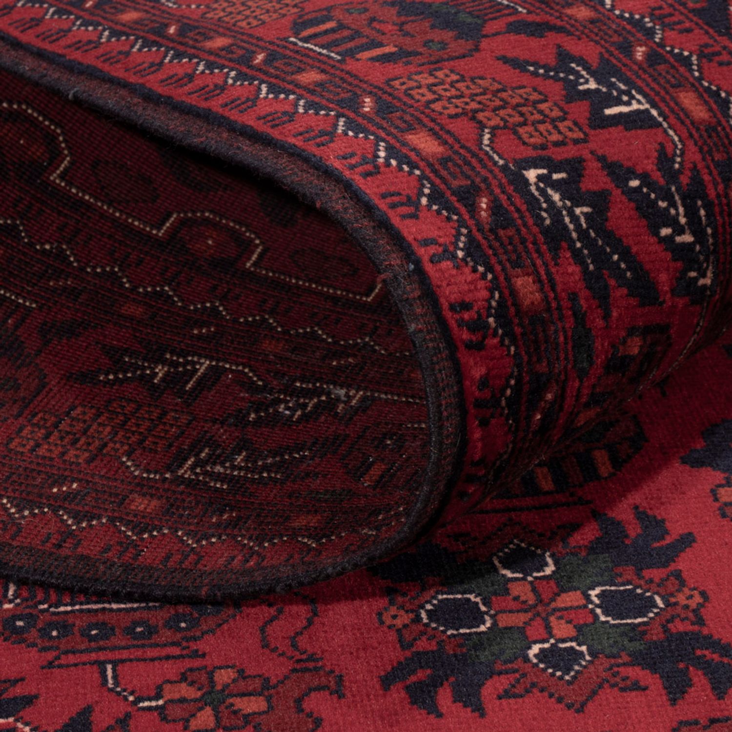 Afghan Rug - Royal - 154 x 101 cm - red