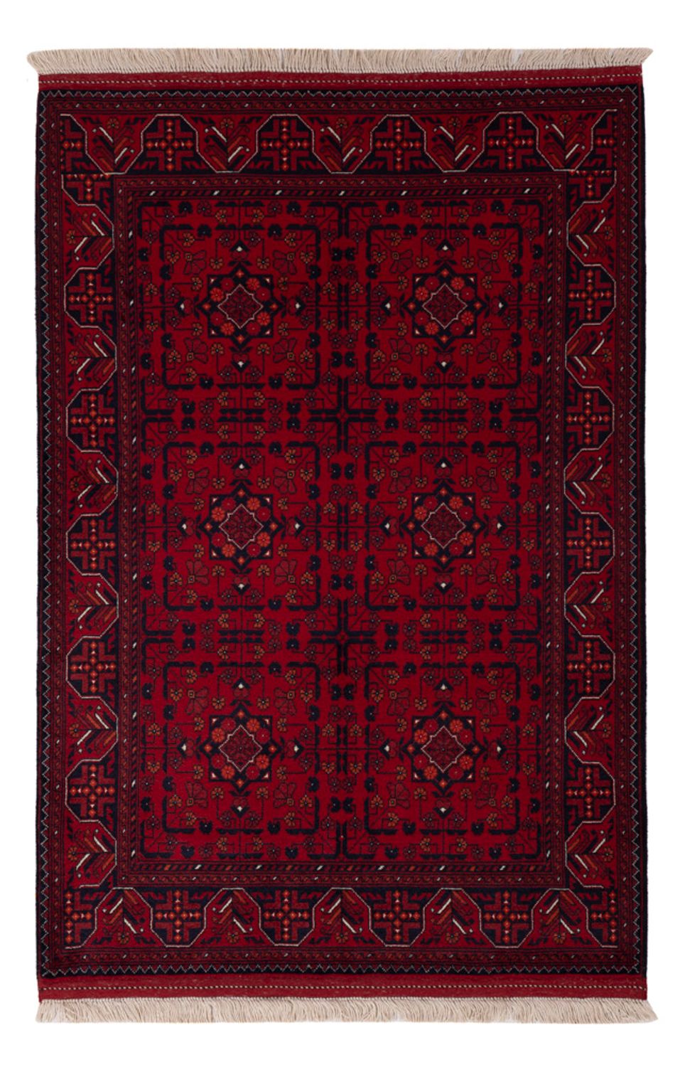 Dywan afgański - Royal - 150 x 98 cm - czerwony