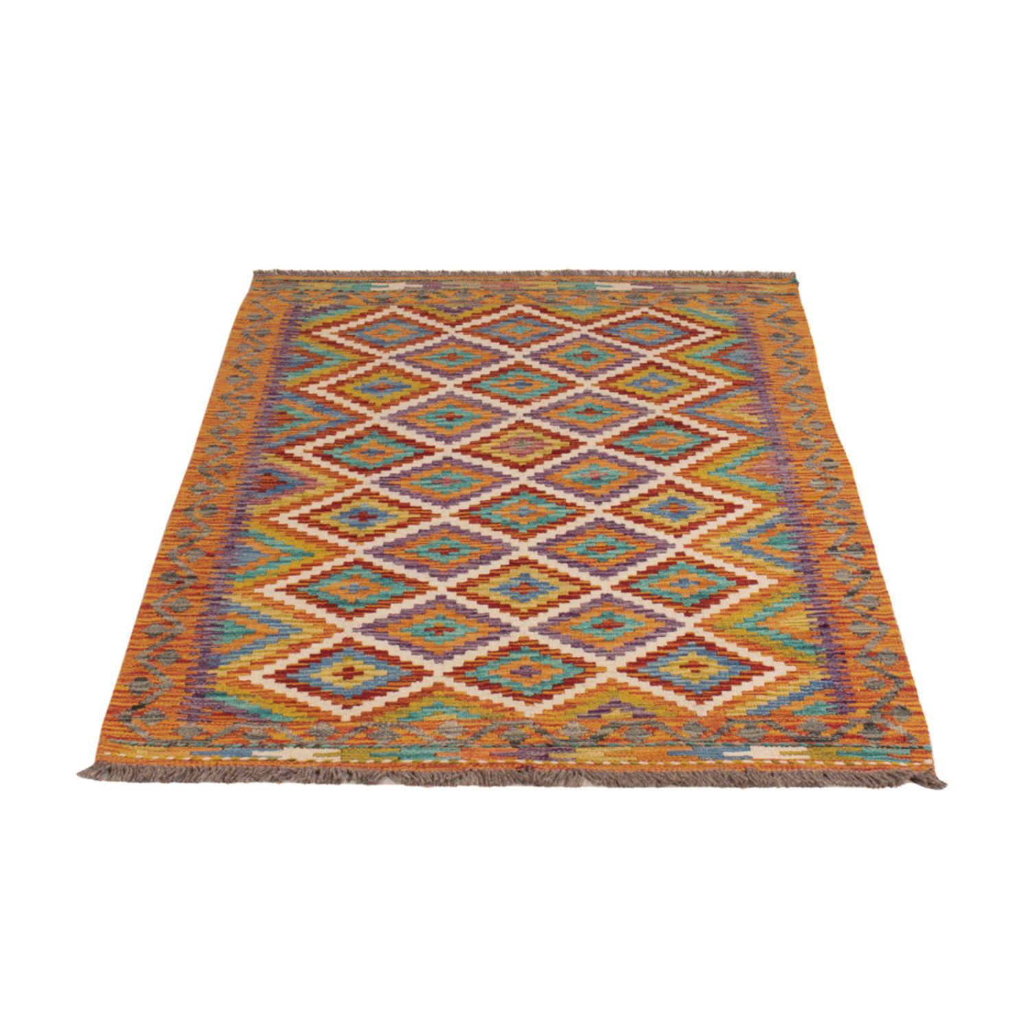 Kelim Rug - Splash - 156 x 98 cm - colorful