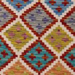 Kelim Rug - Splash - 144 x 102 cm - colorful