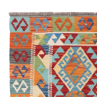 Kelimteppe - Splash - 146 x 106 cm - farget