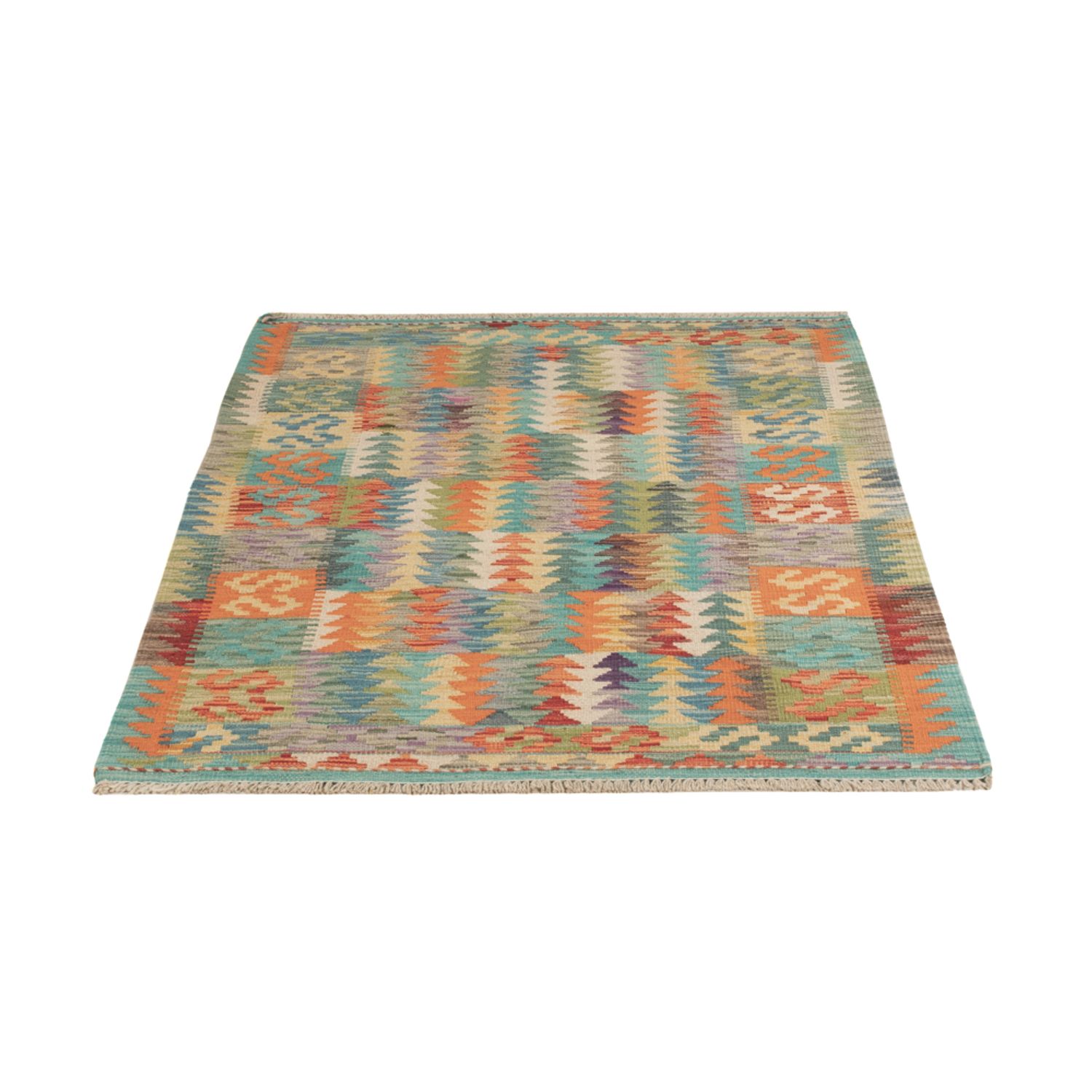 Kelimteppe - Splash - 151 x 104 cm - farget