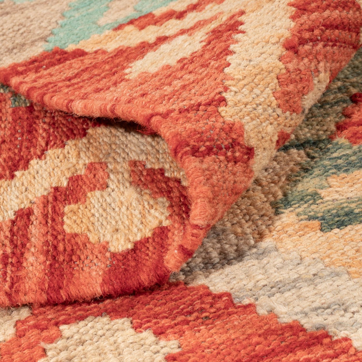 Kelim Rug - Splash - 151 x 107 cm - colorful