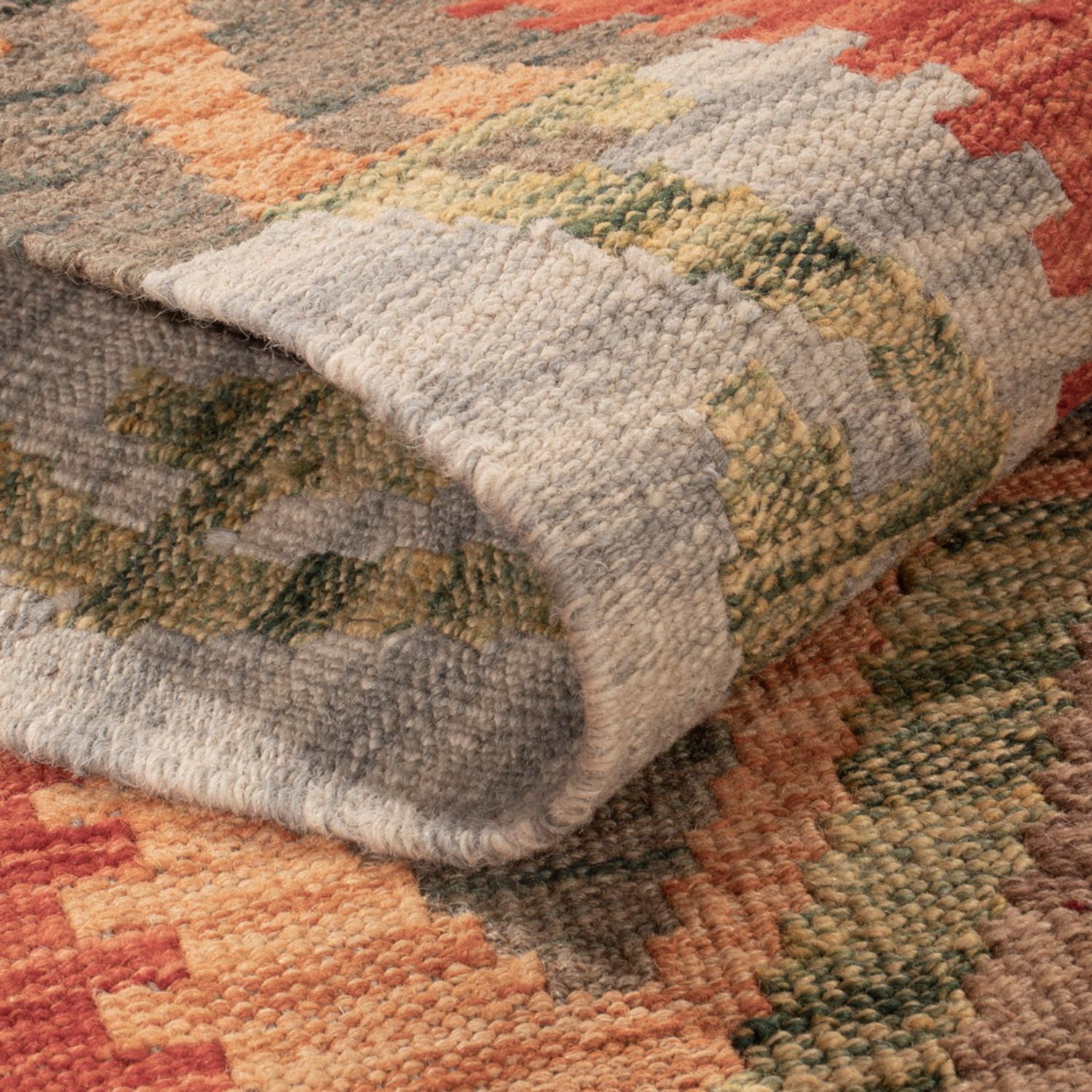 Kelim Rug - Splash - 156 x 97 cm - colorful