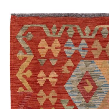 Kelim Rug - Splash - 141 x 98 cm - colorful