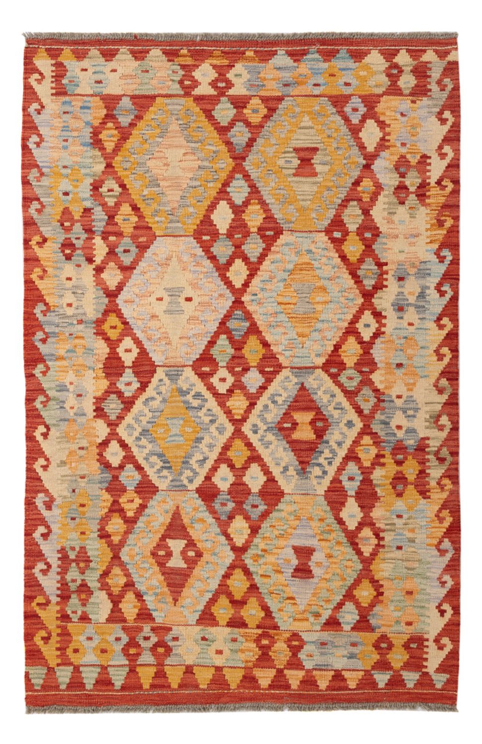 Kelim Rug - Splash - 154 x 101 cm - colorful
