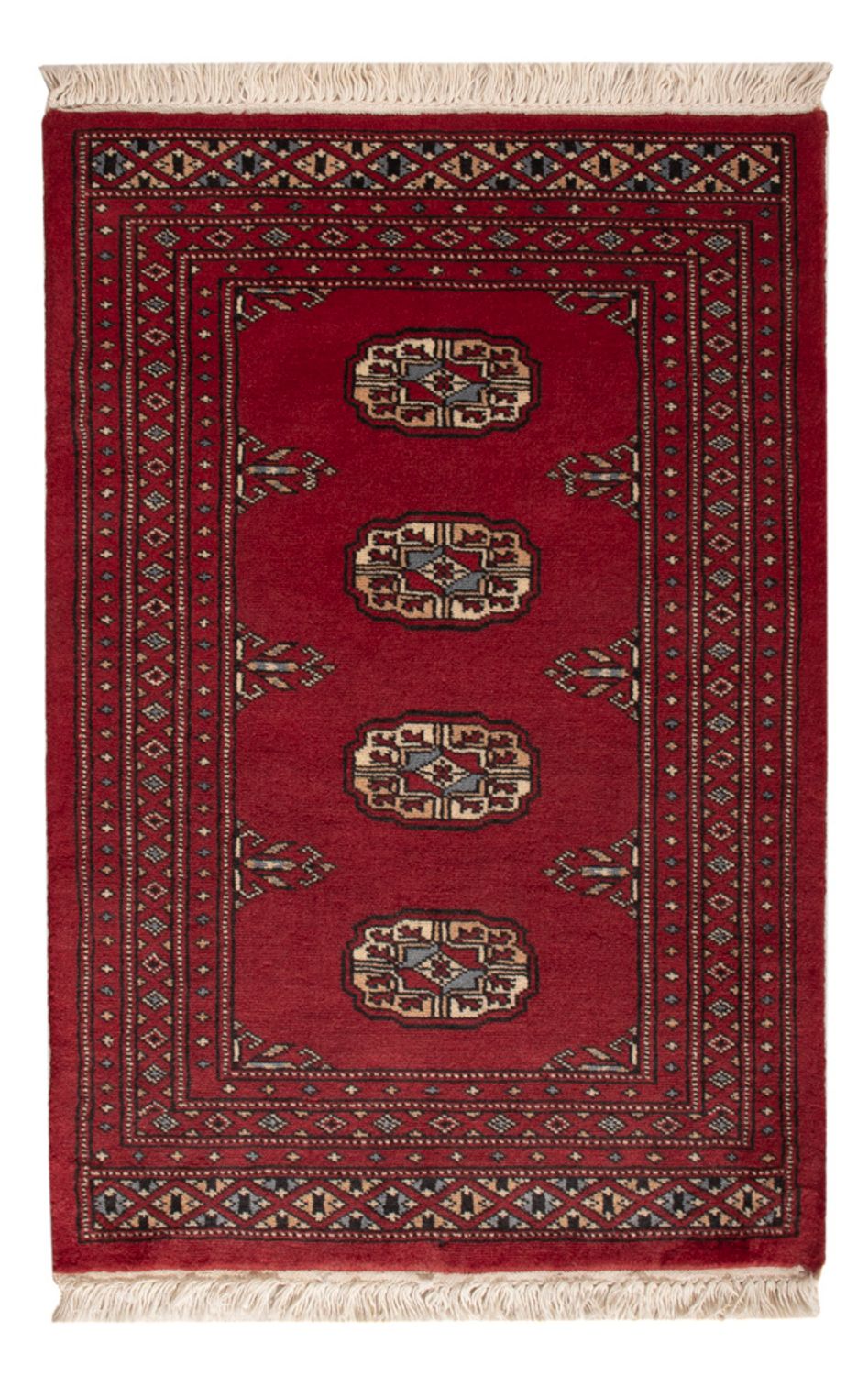 Pakistanska mattan - 93 x 63 cm - röd