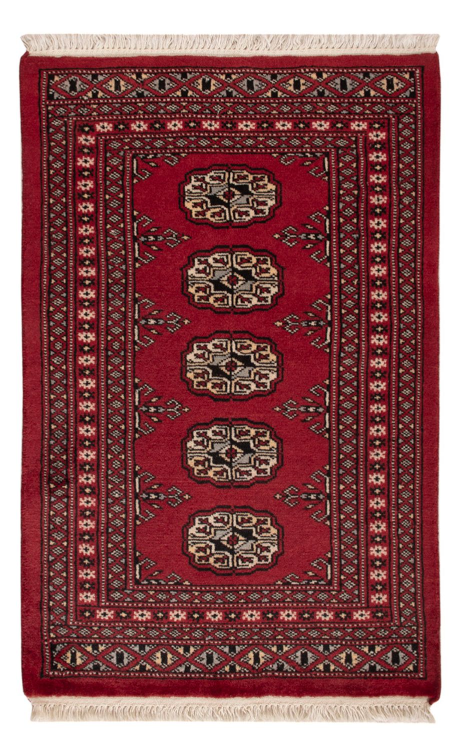 Pakistaans tapijt - 94 x 62 cm - rood
