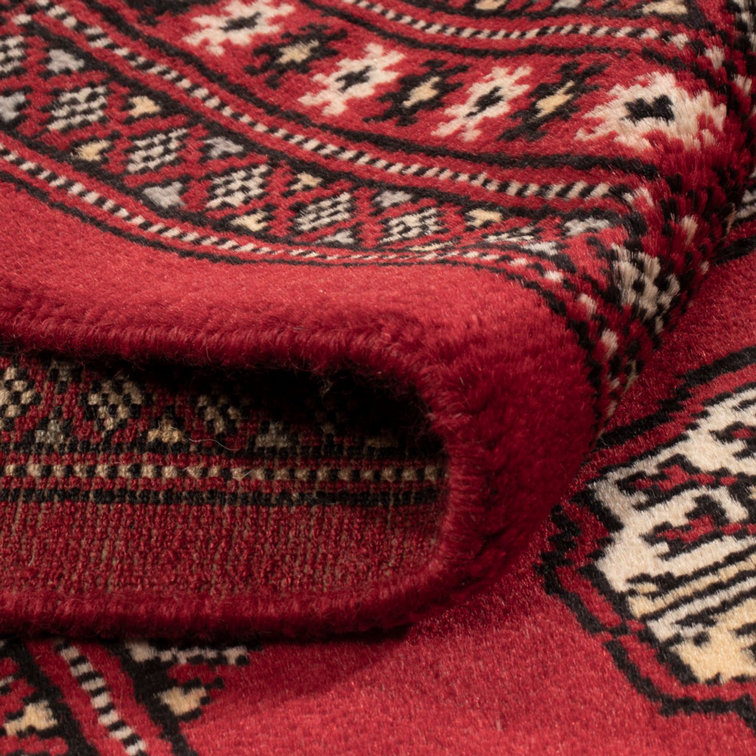 Pakistaans tapijt - 94 x 62 cm - rood