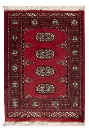 Pakistanska mattan - 85 x 64 cm - röd