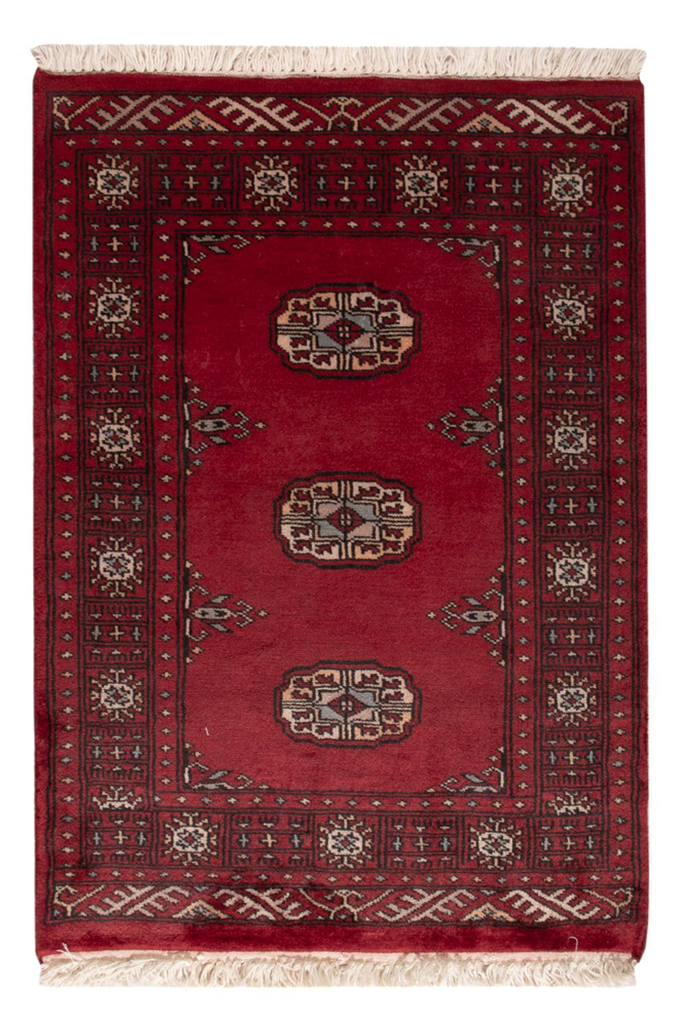 Pakistanska mattan - 88 x 64 cm - röd