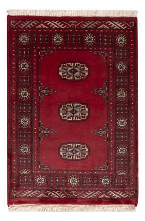 Pakistanska mattan - 88 x 64 cm - röd