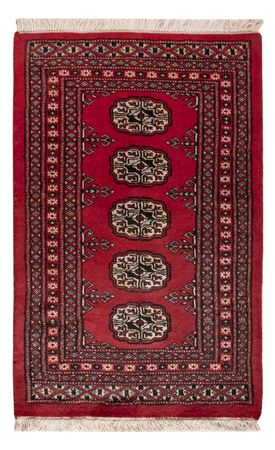 Pakistanska mattan - 95 x 62 cm - röd