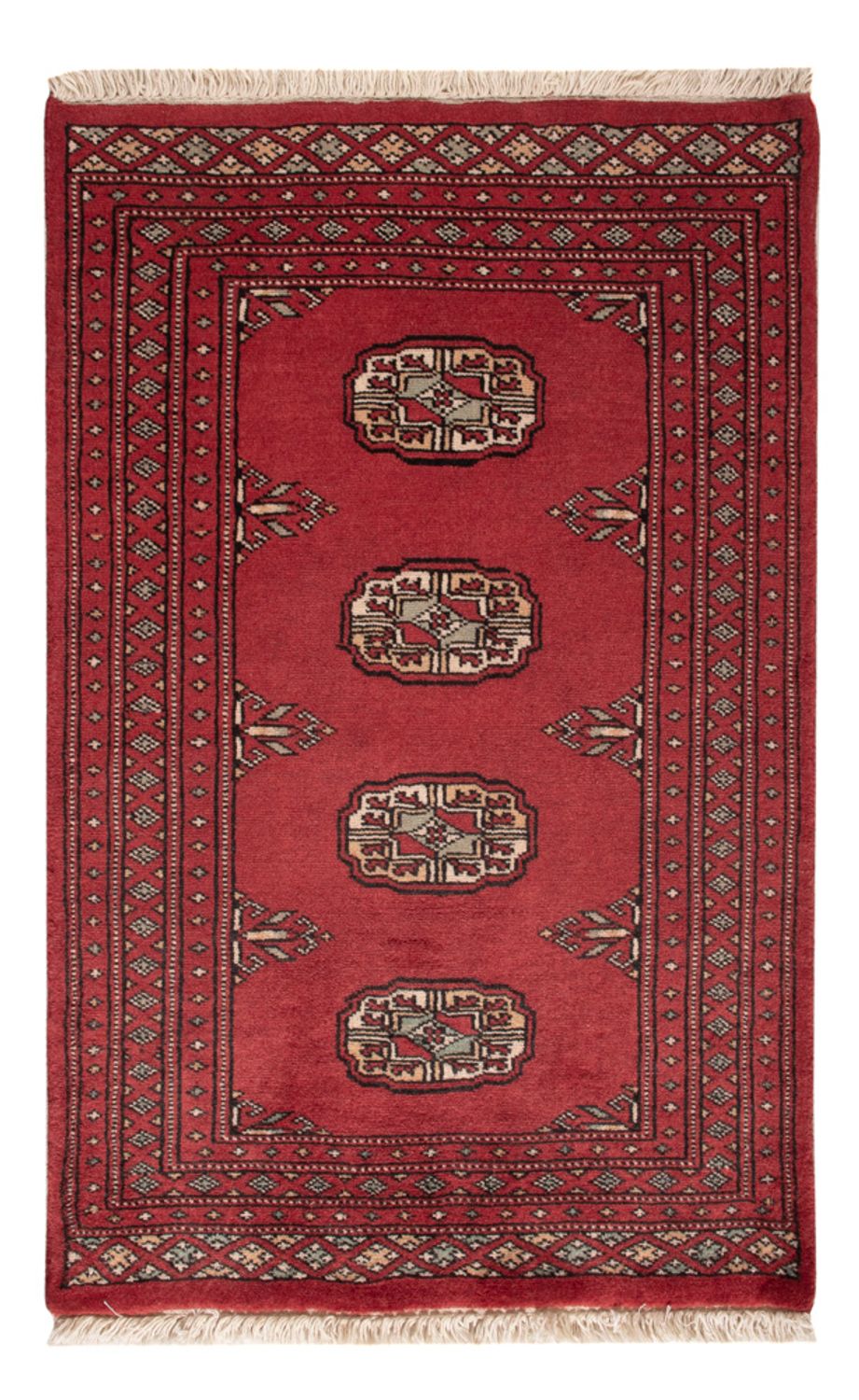 Pakistaans tapijt - 95 x 62 cm - rood