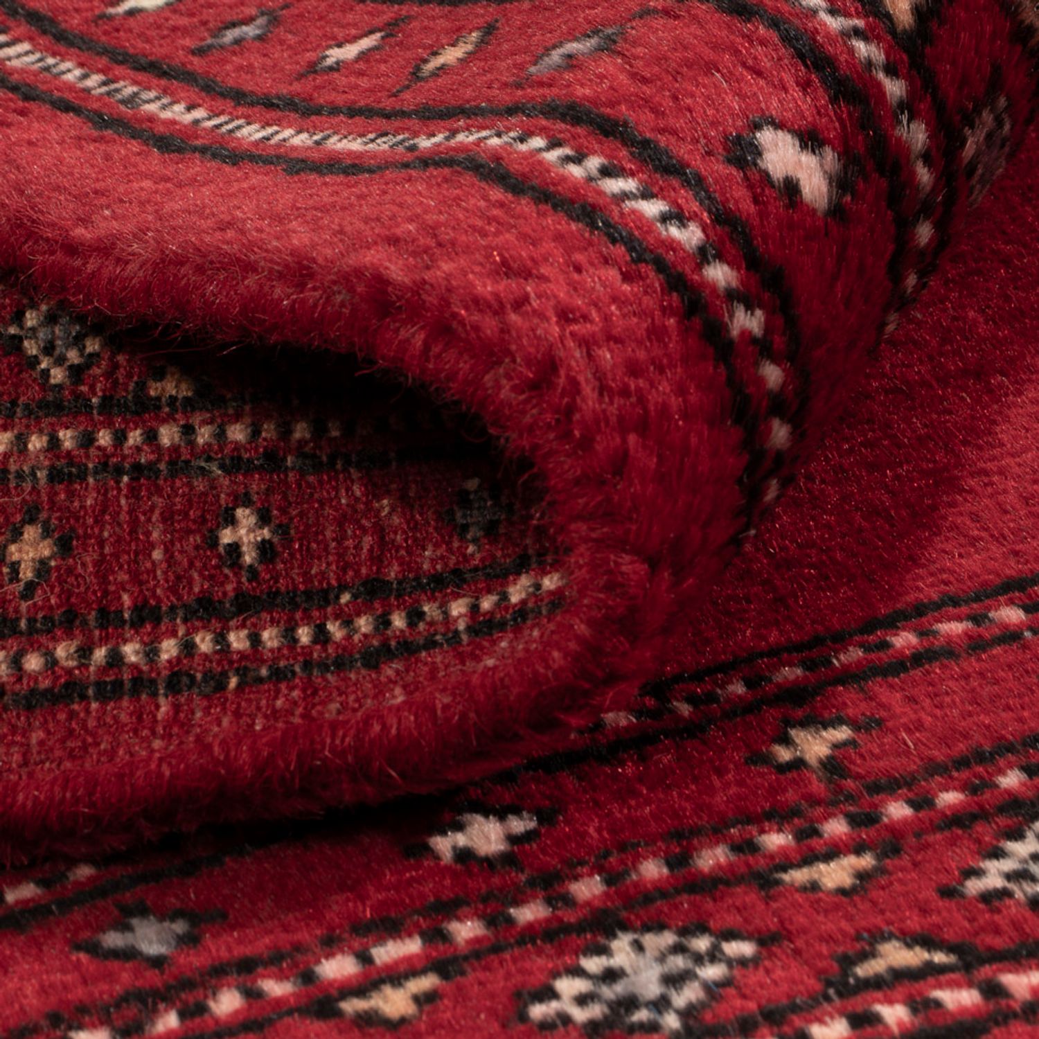 Pakistaans tapijt - 94 x 64 cm - rood