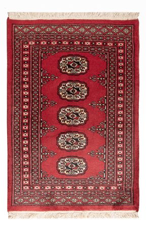 Pakistanska mattan - 92 x 64 cm - röd