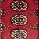 Pakistanska mattan - 92 x 64 cm - röd