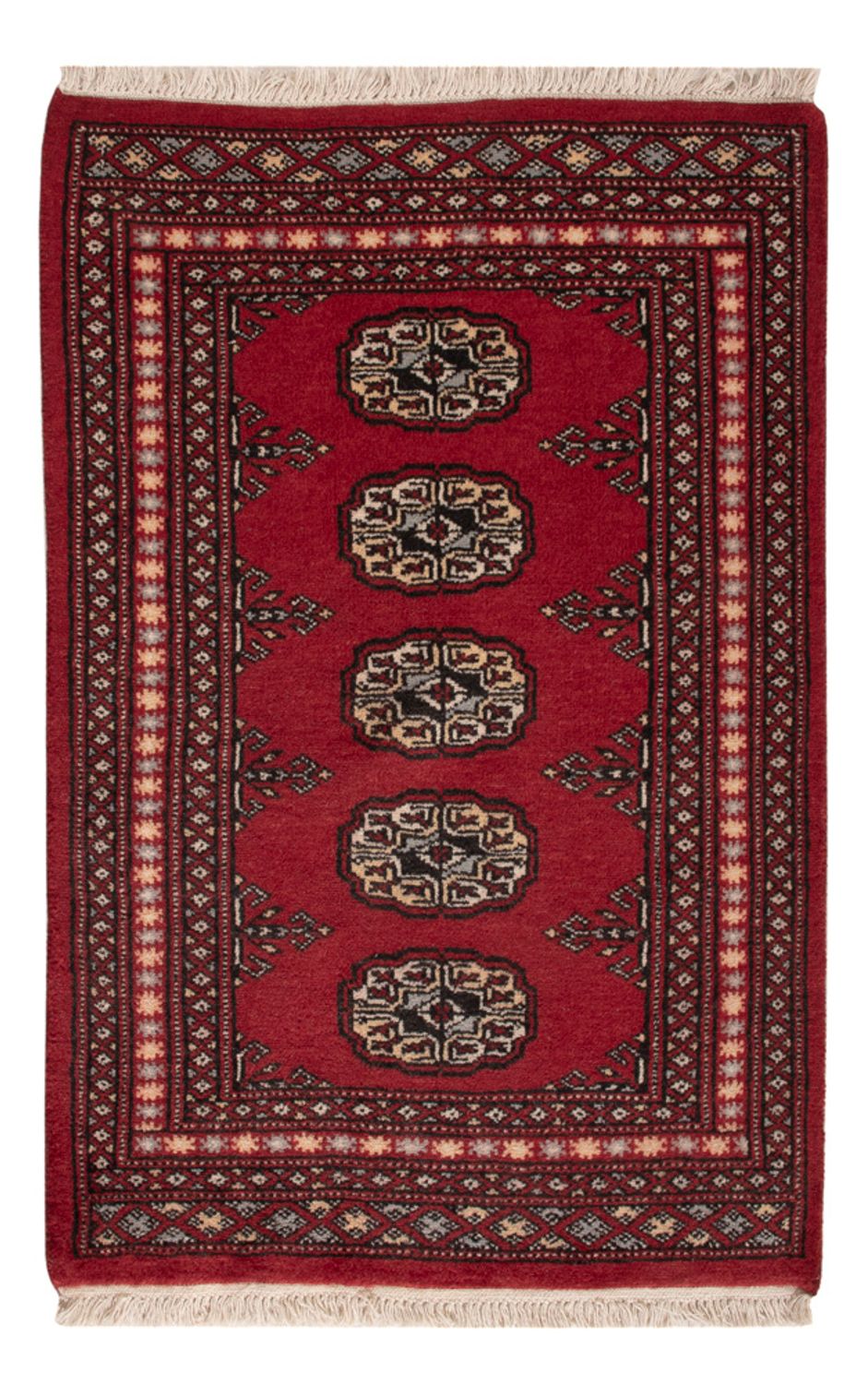 Pakistaans tapijt - 92 x 62 cm - rood