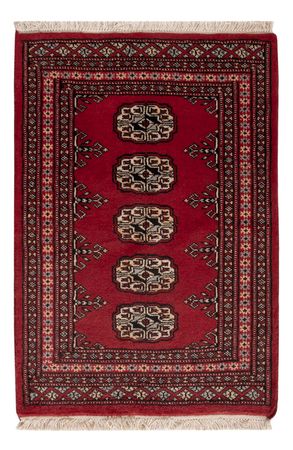 Pakistanska mattan - 89 x 61 cm - röd