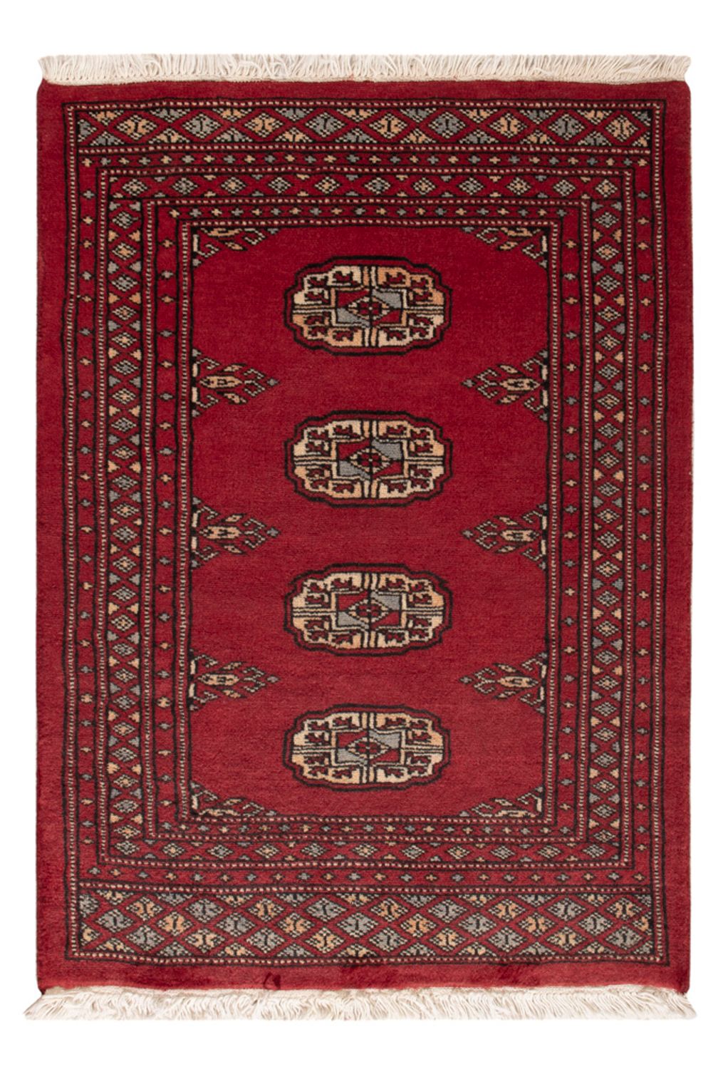 Pakistanska mattan - 87 x 61 cm - röd