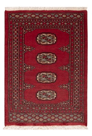 Pakistanska mattan - 87 x 61 cm - röd