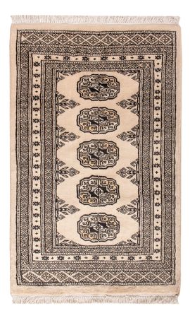 Pakistaans tapijt - 96 x 61 cm - crème