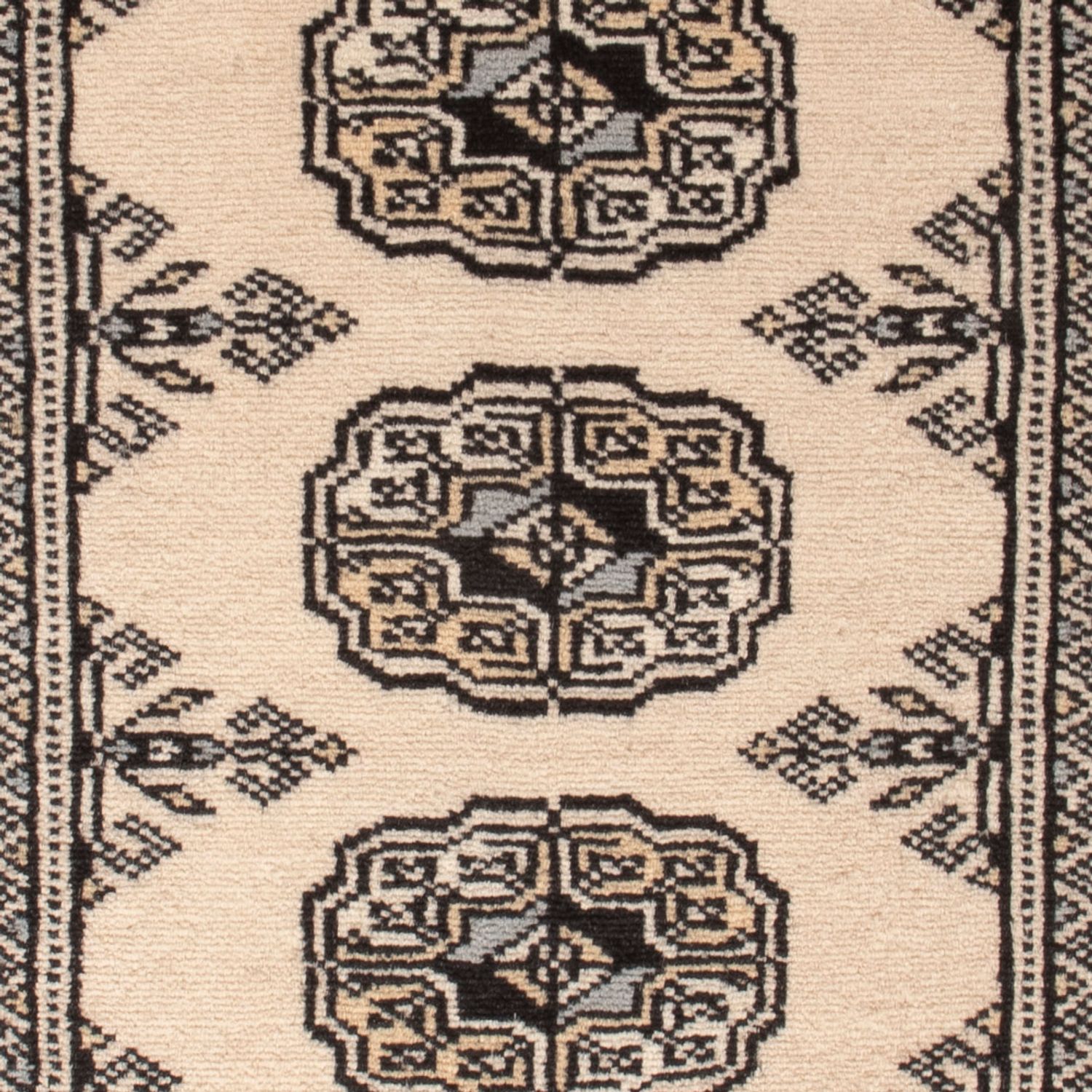 Pakistaans tapijt - 95 x 61 cm - crème