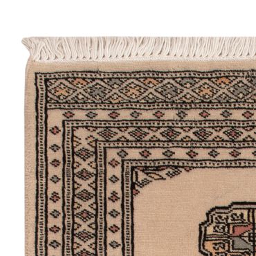 Pakistan teppe - 94 x 62 cm - krem