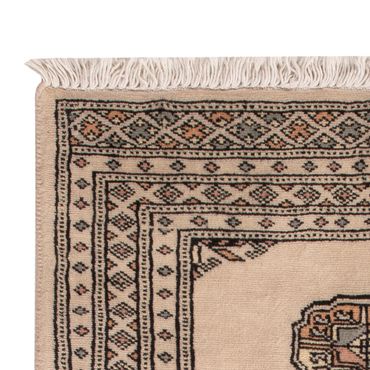 Pakistan teppe - 94 x 62 cm - krem