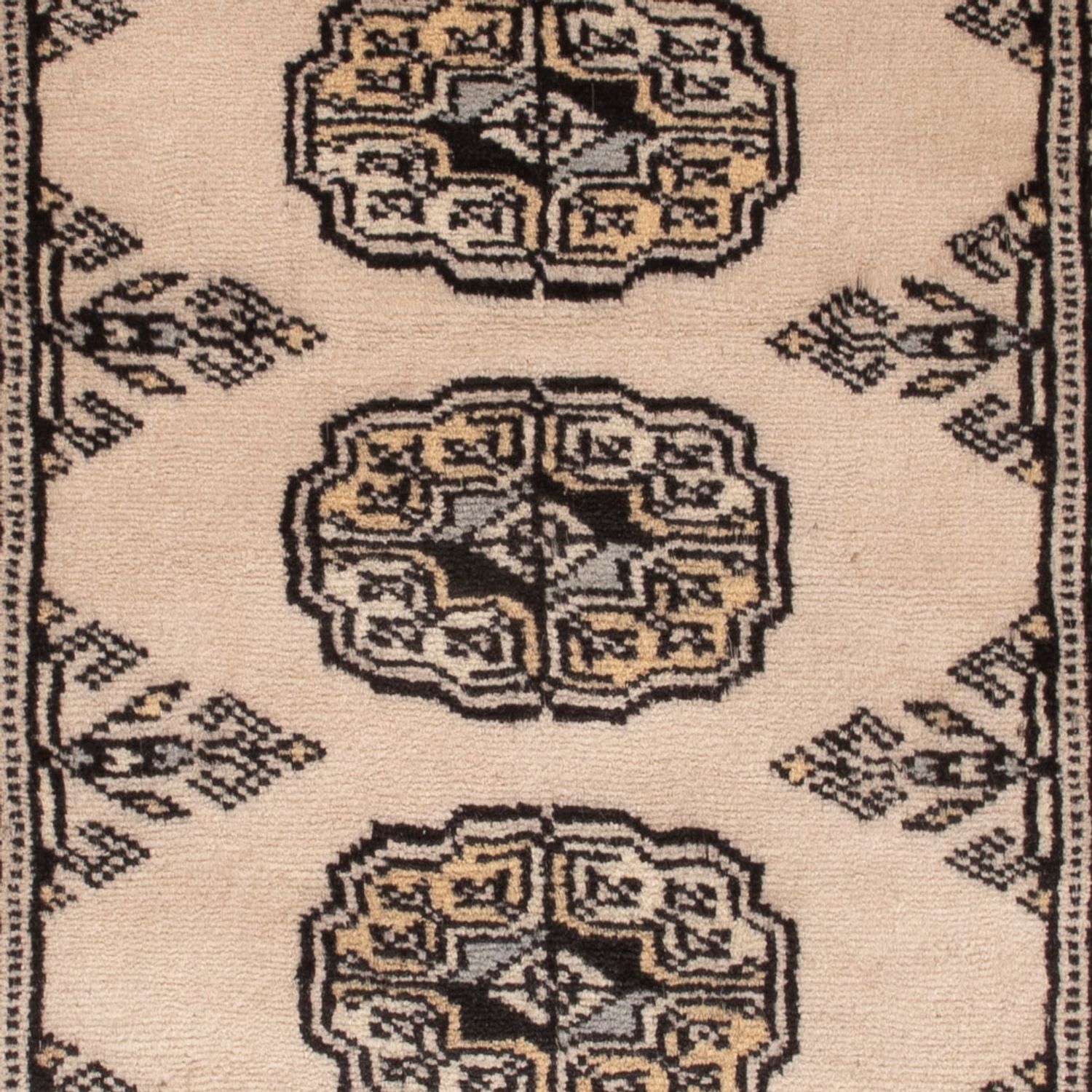 Pakistaans tapijt - 95 x 63 cm - crème