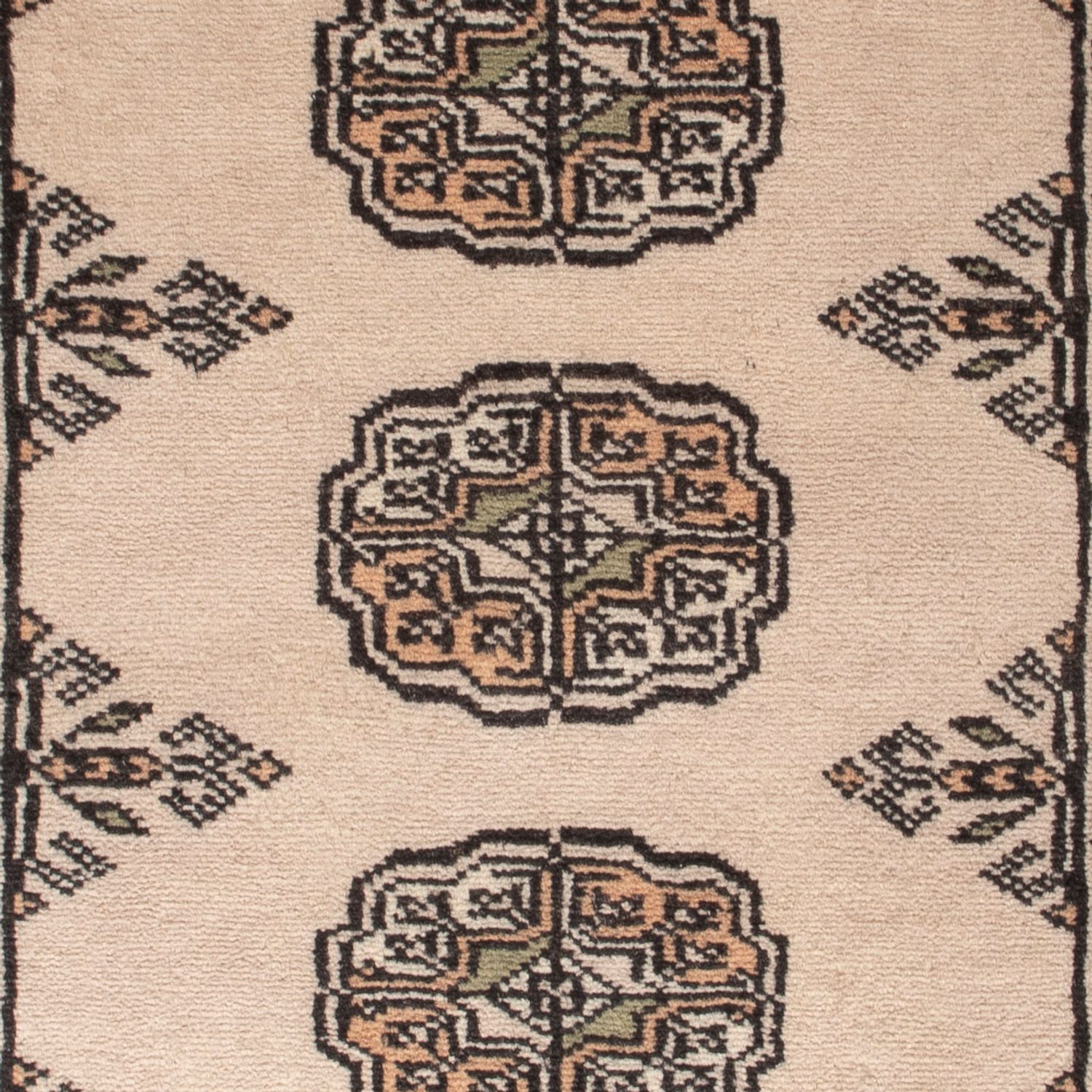 Pakistaans tapijt - 98 x 63 cm - crème