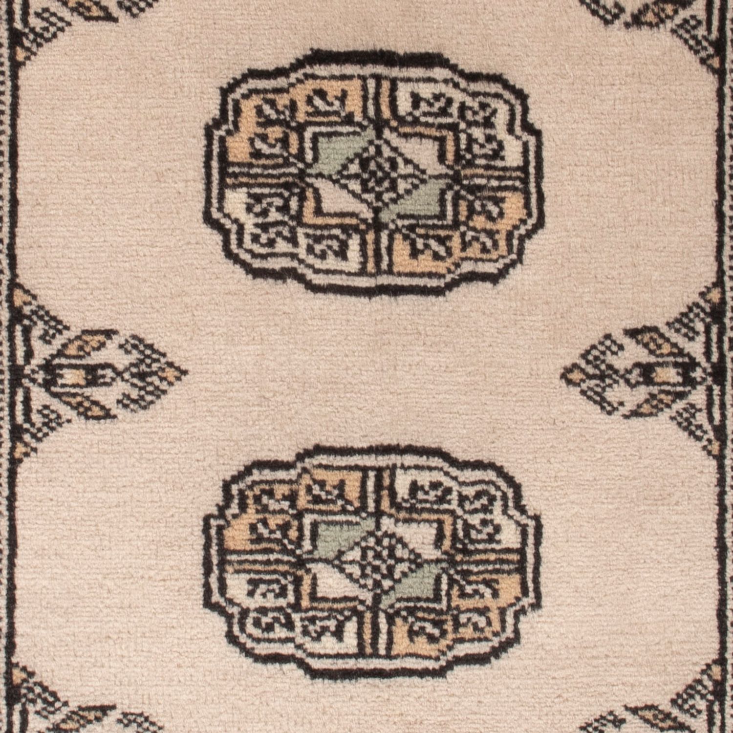 Pakistaans tapijt - 98 x 63 cm - crème