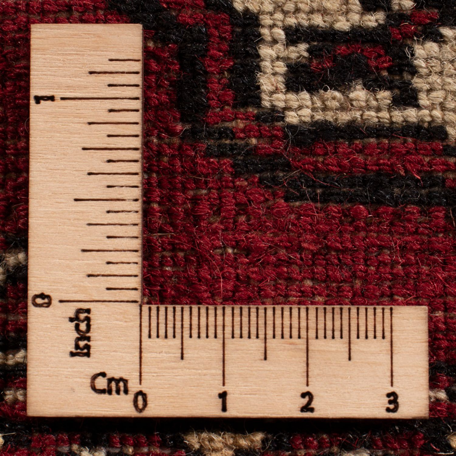 Pakistaans tapijt - 95 x 61 cm - rood