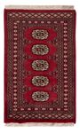 Pakistaans tapijt - 95 x 61 cm - rood