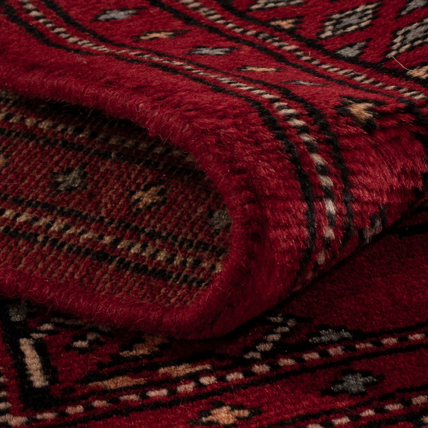 Pakistaans tapijt - 99 x 61 cm - rood