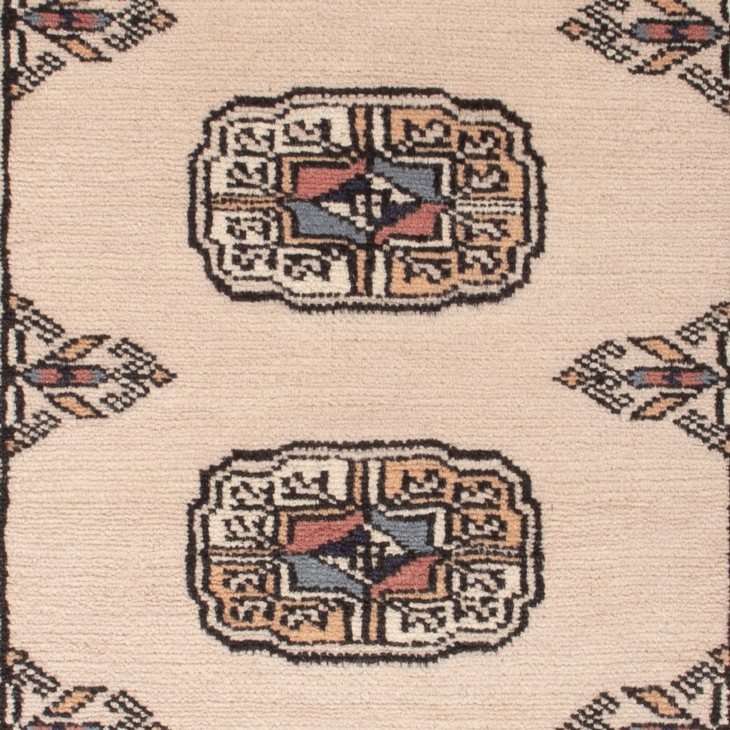 Pakistaans tapijt - 93 x 63 cm - crème