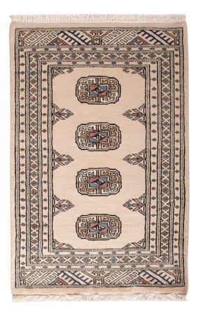 Pakistaans tapijt - 93 x 63 cm - crème