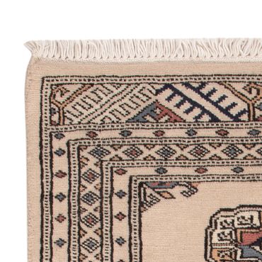 Dywan pakistański - 93 x 63 cm - kremowy