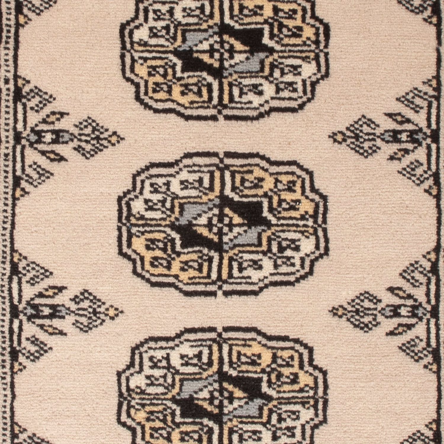 Pakistaans tapijt - 90 x 62 cm - crème