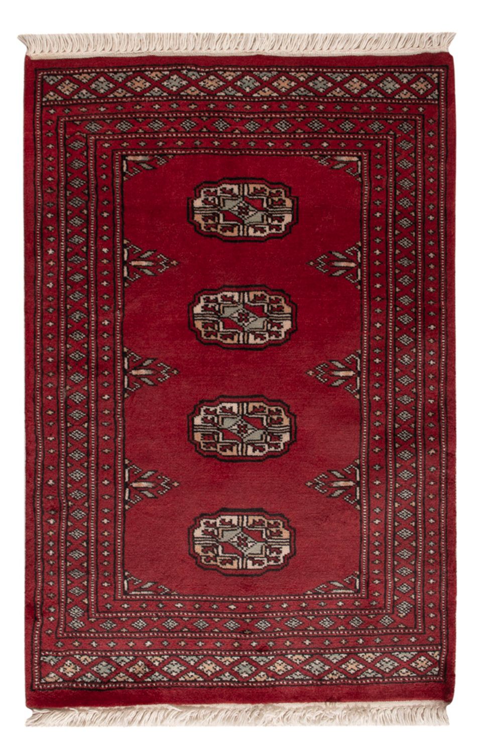 Pakistaans tapijt - 94 x 63 cm - rood