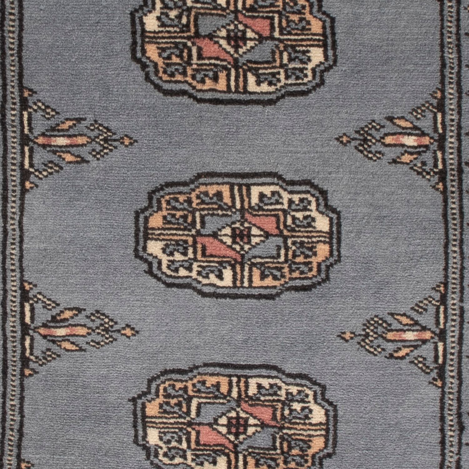 Pakistaans tapijt - 99 x 61 cm - lichtblauw