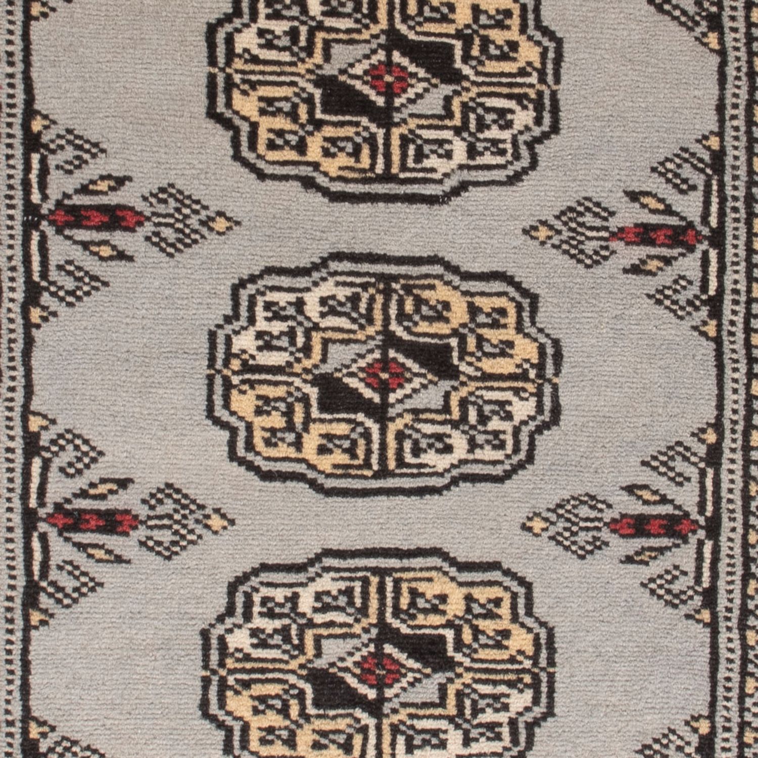 Pákistánský koberec - 92 x 61 cm - šedá