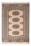 Pakistaans tapijt - 92 x 66 cm - crème