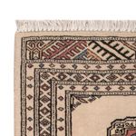 Pakistaans tapijt - 92 x 63 cm - crème