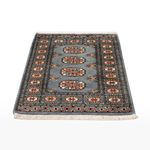 Pakistaans tapijt - 96 x 63 cm - lichtblauw