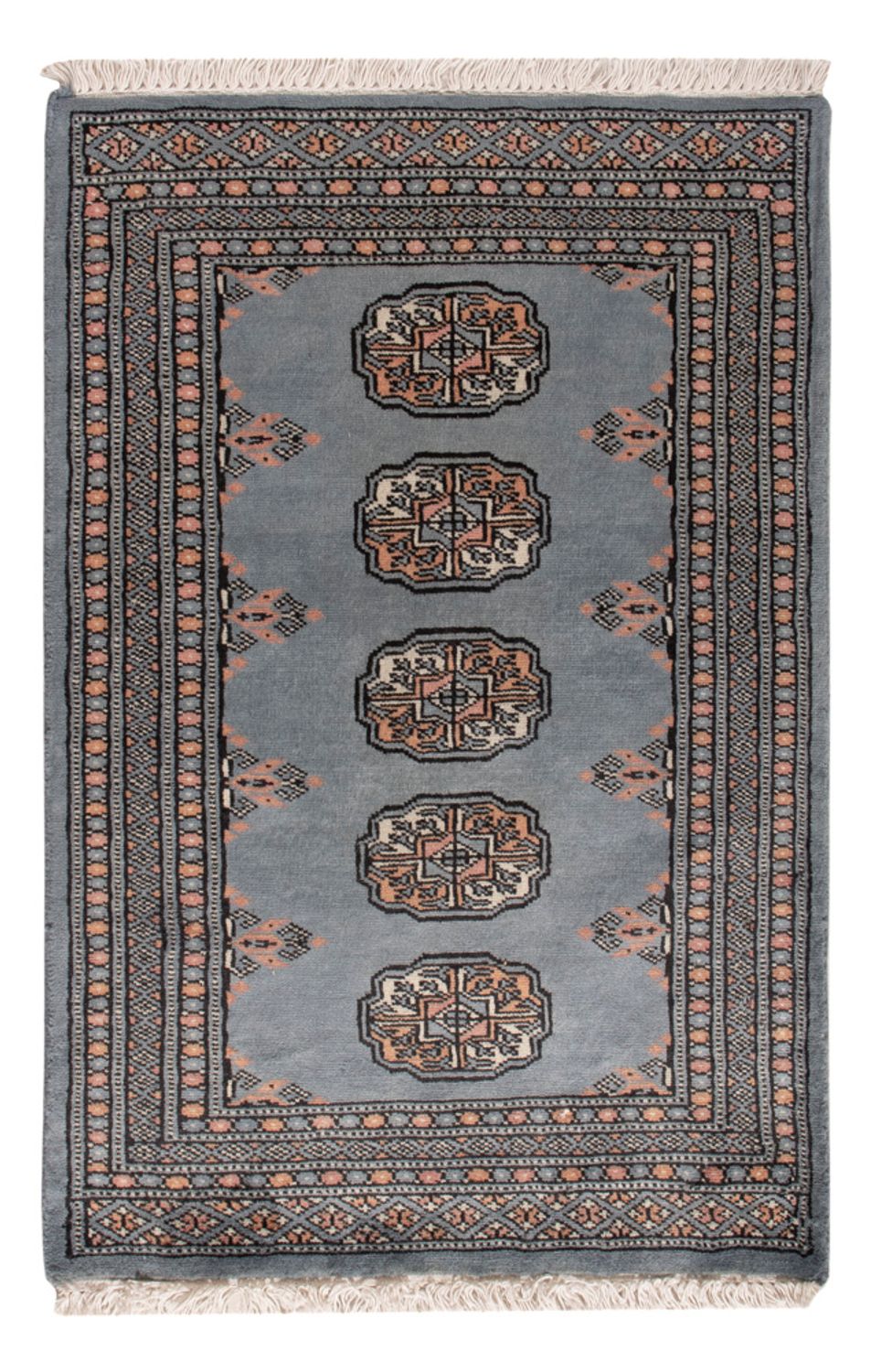 Dywan pakistański - 92 x 63 cm - jasnoniebieski