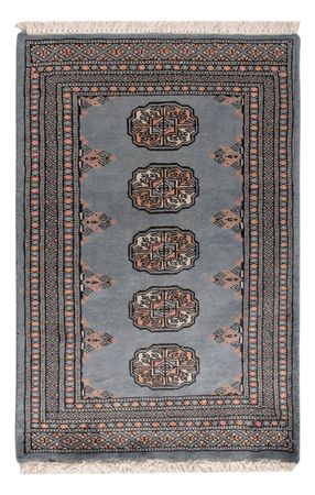 Pakistaans tapijt - 92 x 63 cm - lichtblauw