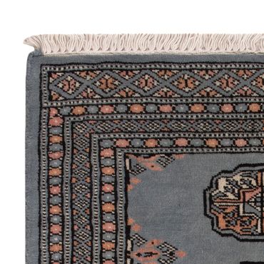 Pakistan teppe - 92 x 63 cm - lyseblå